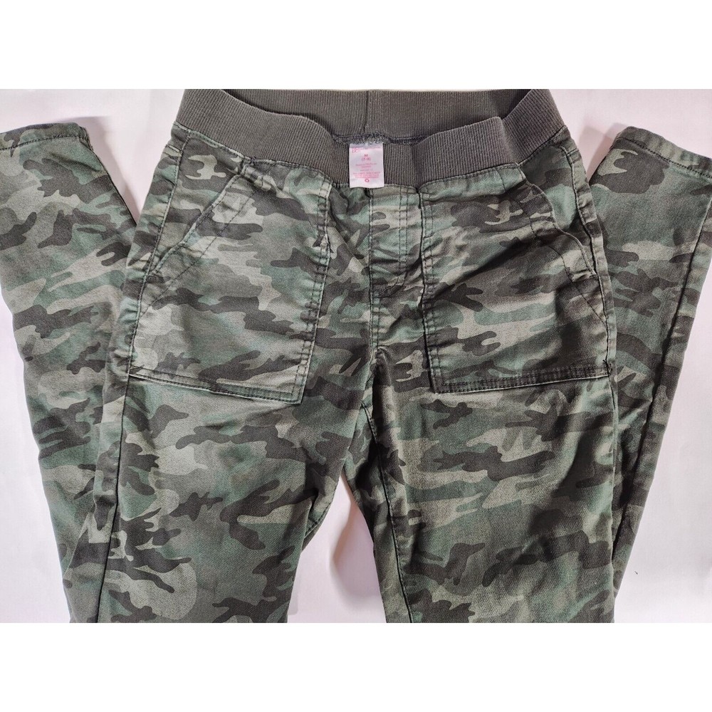 WOMENS NO BOUNDARIES PULL ON CAMOUFLAGE SKINNY PANTS SIZE M 7-9